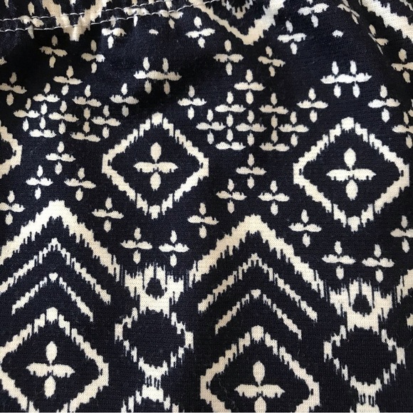 Navy & White Geometric Print Leggings Women’s Small or Junior’s Medium - Picture 11 of 11